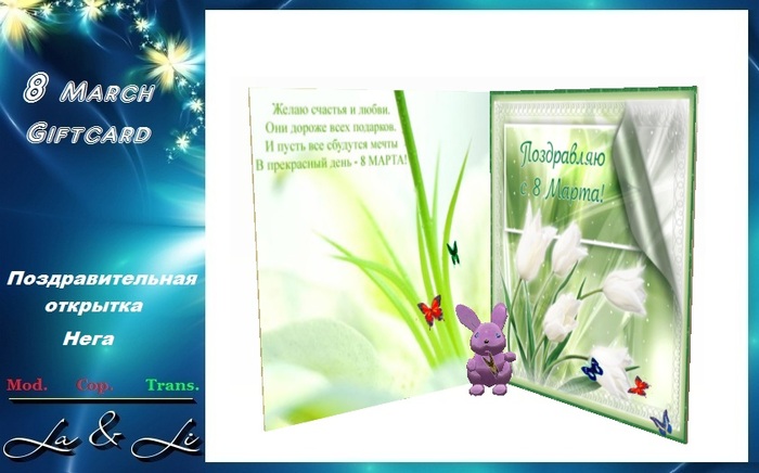 8 March Giftcard - нега