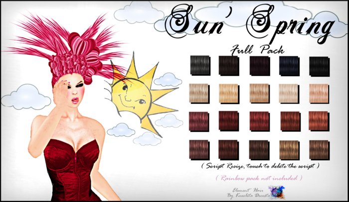 -< E' H>- Sun' Spring Full Pack