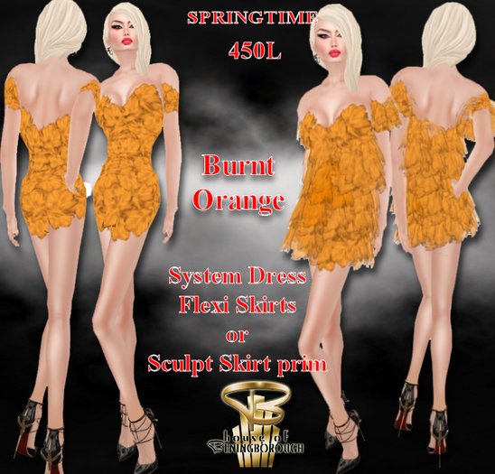 HOUSE OF BENINGBOROUGH - SPRINGTIME - Burnt Orange