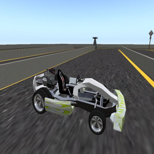 FH Customs "White F1 Kart" Boxed