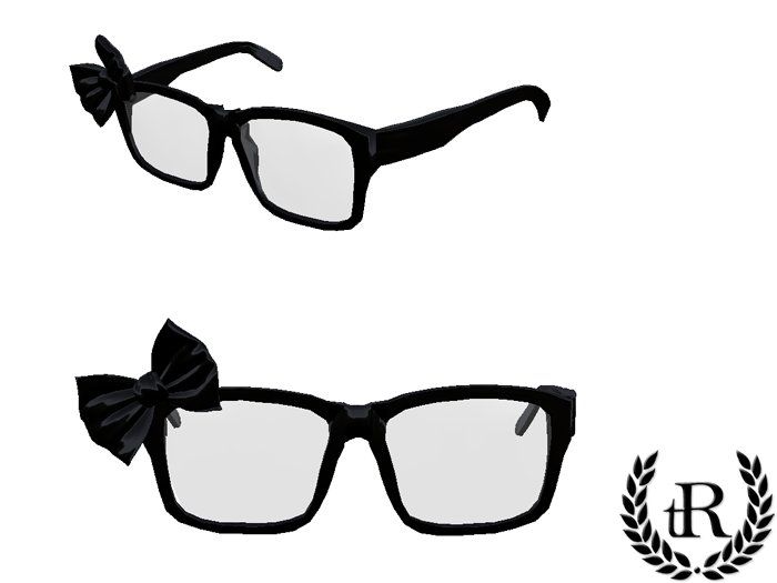 The Rove -  black glasses with a bow