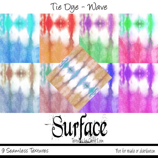 Surface - Tie Dye - Wave Set