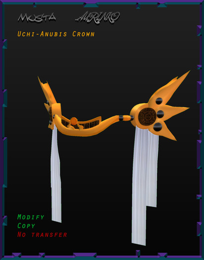 [Musta Aurinko] Uchi-Anubis crown (no box)