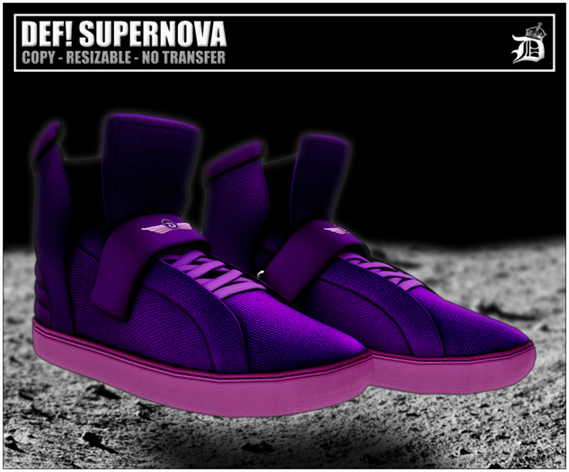 DEF! Unisex Sneakers / Supernova / Purple