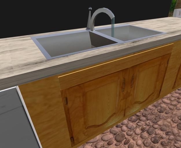 sink with marble top