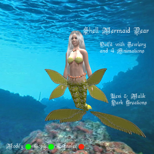 Shell Mermaid Pear