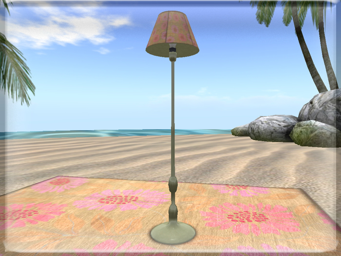 ::BnB:: Pink flowerz floor lamp