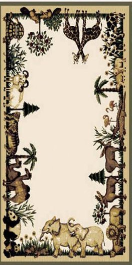 AFantasy Childs Room Safari Area Rug