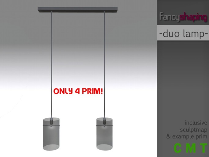 fancy shaping - sculpted duo lamp  FULL PERMISSION