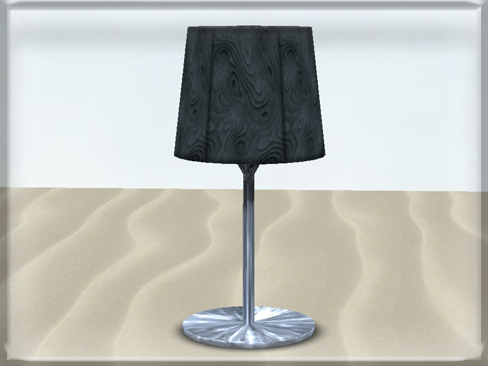 ::BnB:: Blue swirls table lamp