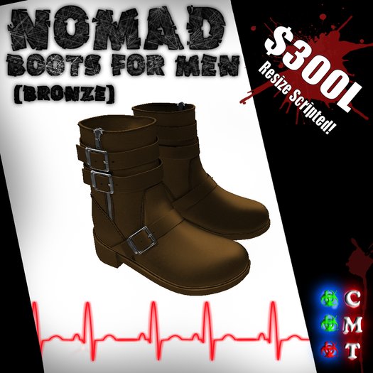Bronze Nomad Boots for Men