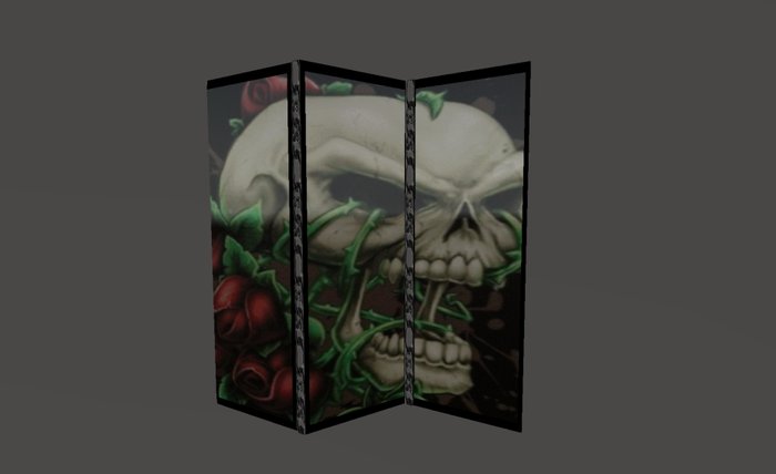 DRESSING SCREEN SKULL