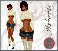 Wild Cherry Ashante Urban Knit Cream