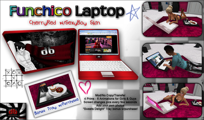 -db- The Funchico Laptop (CherryRed Sexyboy)_BOXED