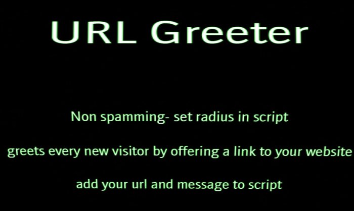@MA@ Scripts 21 URL greeter