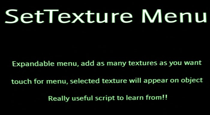 @MA@ Scripts 23 Set Texture Menu