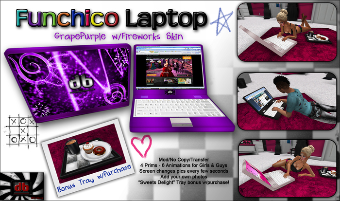 -db- The Funchico Laptop (GrapePurple Fireworks)_BOXED
