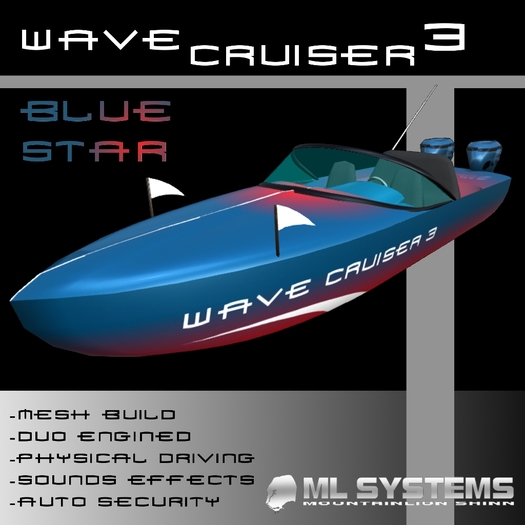 Wave Cruiser 3 [Blue Star] [bxd]