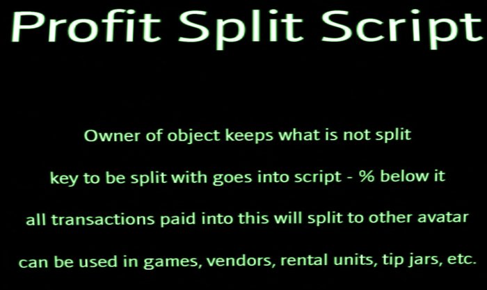 @MA@ Scripts 38 Profit Split Script