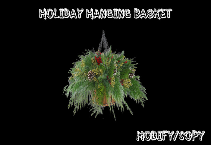 Holiday Hanging Basket