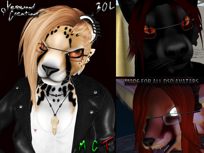 Verowood 'Tails' Glasses for -All- DSD Avatars