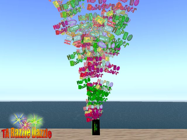TA Razzle Dazzle Happy Easter Emitter 2012
