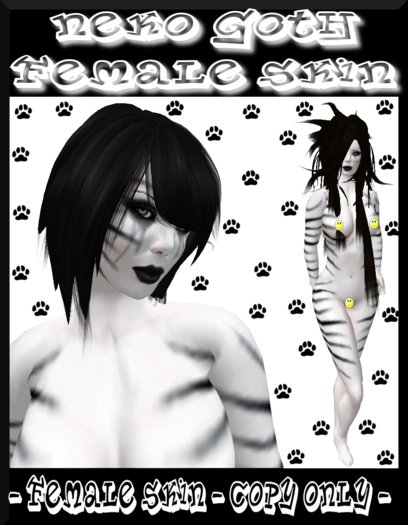 T&C Neko Goth Female Skin