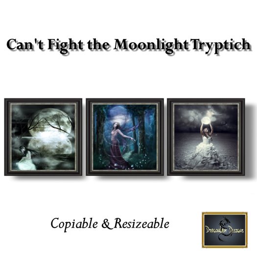 Can't Fight the Moonlight Triptych