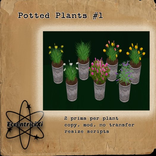 [EccentriciXi] ~ Potted Plants #1 ~ Boxed
