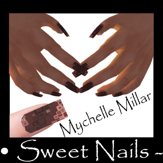 Ongles longs 11 couleur marron couleurs et la perception des formes