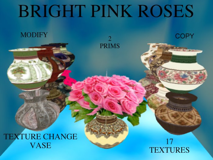 Bright Pink Roses