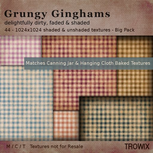 Trowix - Grungy Ginghams Textures