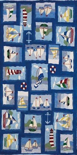 AFantasy Childs Room Boats Area Rug