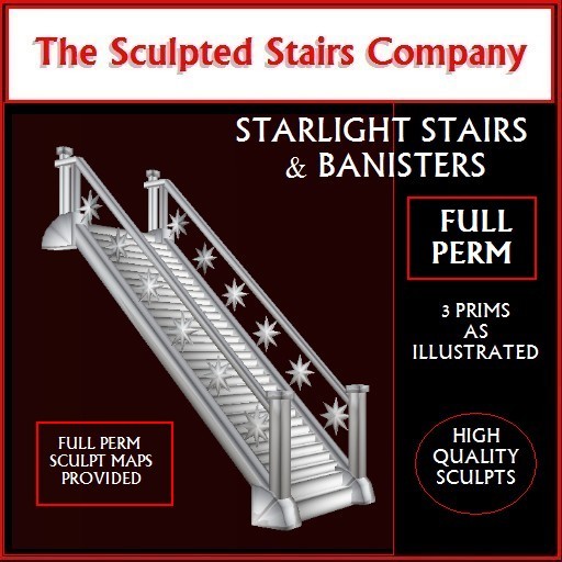 STARLIGHT  STAIRS AND BANISTER FULL PERM BOXED