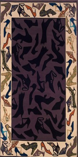 AFantasy Warhol Shoes Area Rug