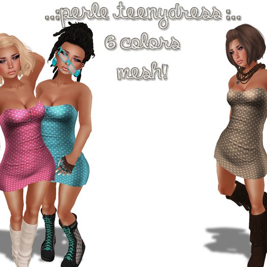 ..:Perle TeenyDress MESH Rosa:..