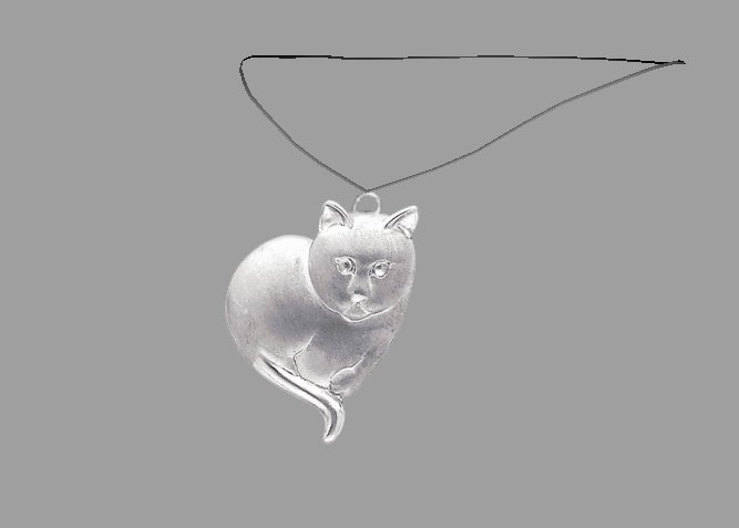 Vihar Cat Heart Silver