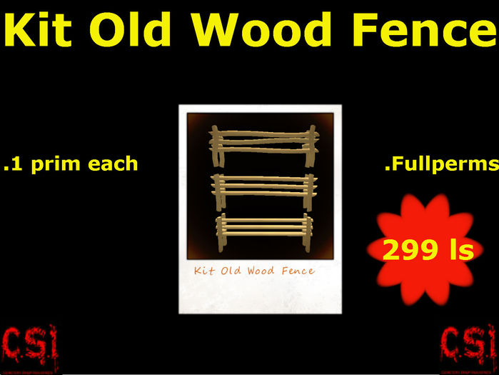 Kit Old Wood Fence (box)