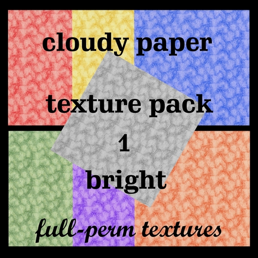 Cloudy paper texture pack 1 - bright