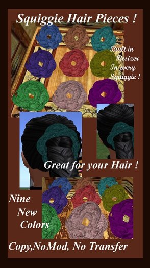 9 Hair Squggies