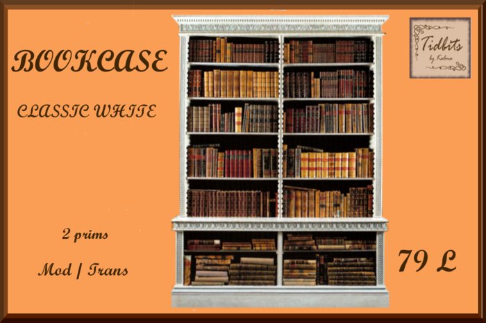 BOOKCASE - Classic in white