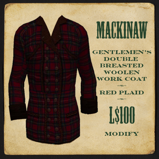 plaid mackinaw jacket