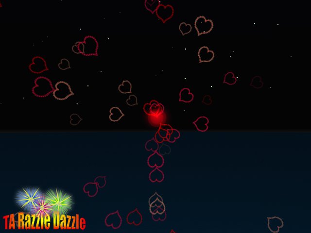 RD Multi Color Heart Puff Ball v1 2012