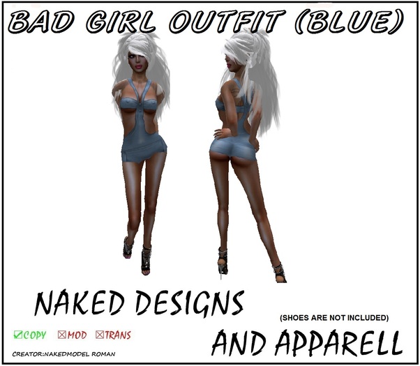 BAD GIRL OUTFIT BLUE