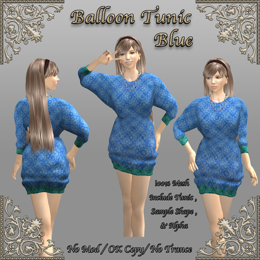 *Miroku*BalloonTunicBlue(BOX)