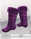 LaRosa Mesh Footwear Half Boots Magenta 