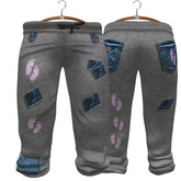 LaRosa MESH Capri Pants CrazyStreet Grey 