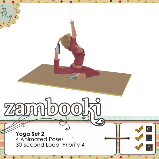 Zambooki Animations - Yoga Set 2
