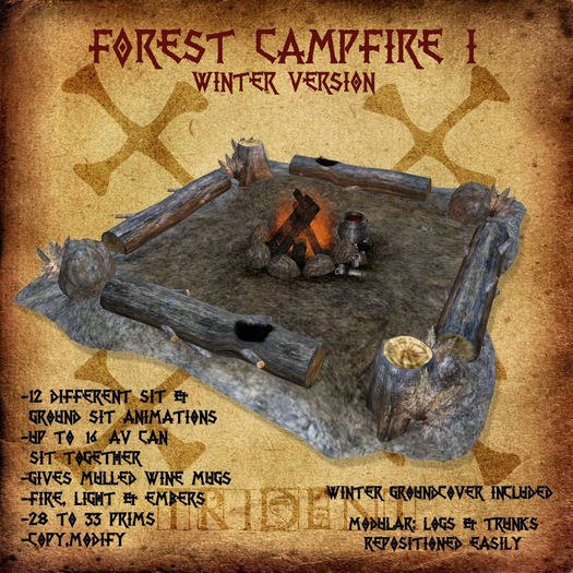 Forest Campfire I [Winter]