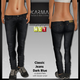 Karma - Classic Jeans Dark Blue - F
